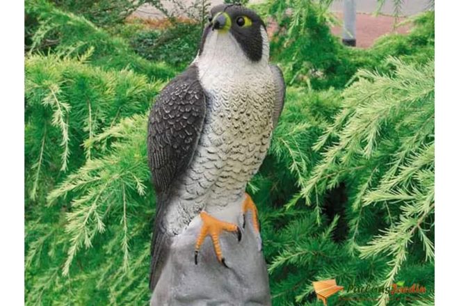 Ubbink djurfigur falcon 40 cm - brun