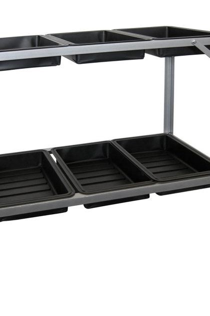 Nature planteringsbord 77x40x77 cm galvaniserat stål -