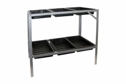Nature planteringsbord 77x40x77 cm galvaniserat stål -