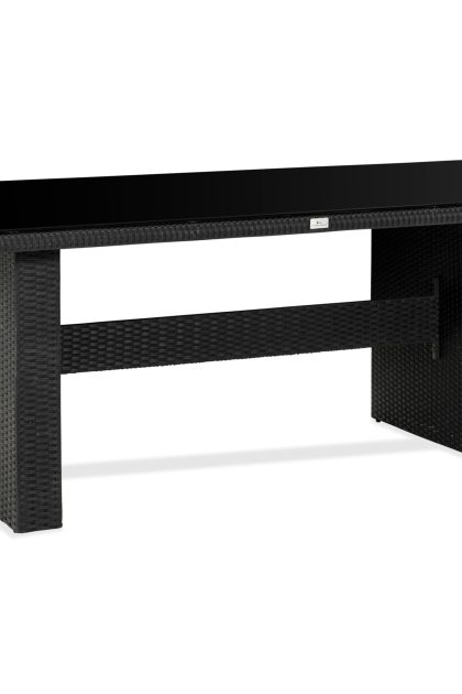 Majestic matbord utomhus 210x100 cm - svart