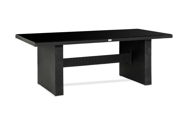 Majestic matbord utomhus 210x100 cm - svart