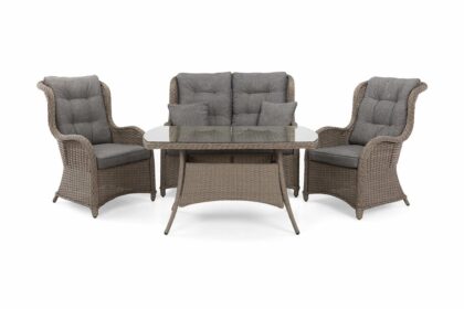 Marcus soffgrupp utomhus 2-sits ink. utefåtöljer - grå