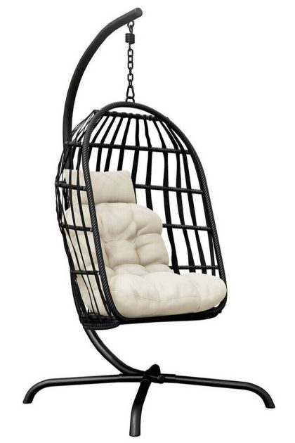 Hängstol utomhus kintore 92 cm - svart