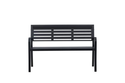 Elvas utebänk - svart