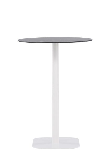 Milano barbord utomhus 4-sits rund - vit