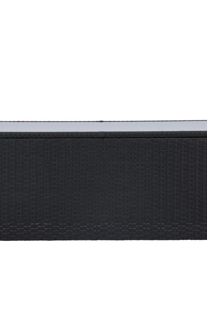 London soffbord utomhus 50x120 cm - svart