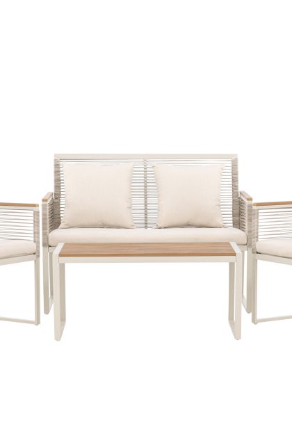 Dallas soffgrupp utomhus 4-sits - beige