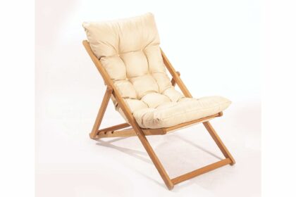 Solstol jeremiah 66x48 cm - brun/cream