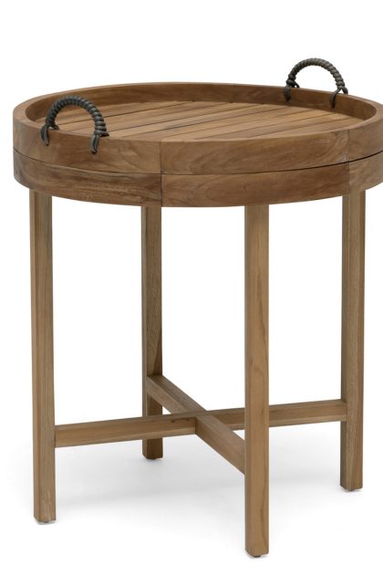 Brickutebord hillerstorp himmelsnäs Ø60 cm brun - brun