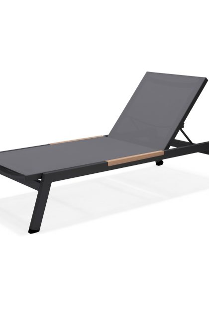 Solsäng panama 176x72 cm svart - lifestyle garden