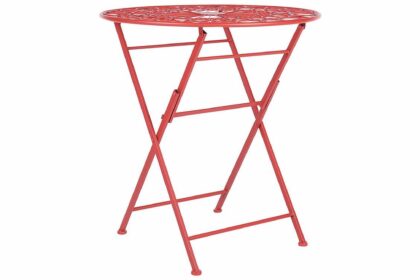 Cafébord terrace 70 cm - röd