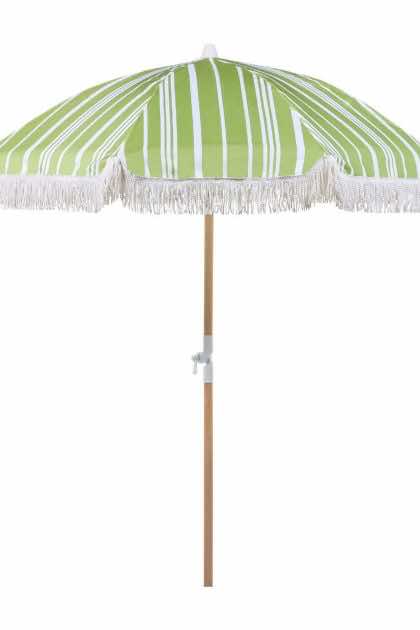 Parasoll teulon 150 cm - vit/ljusbrun