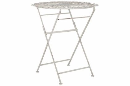 Cafébord alanya 70 cm rund - vit