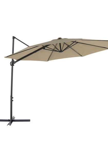 Hängparasoll calimera 295 cm - beige/svart