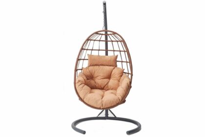 Hängstol utomhus tavus 120x120 cm - cappuccino/coffee