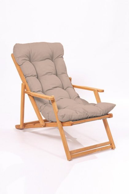 Solstol jeremiah brun/natur 58x49 cm