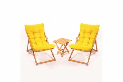 Balkonggrupp nanni 2-sits - gul