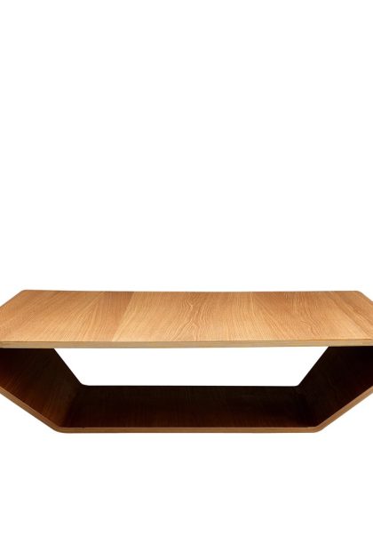 Swedese brasilia soffbord ek naturlack, 120x120 cm