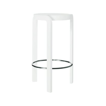 Swedese spin barpall ask vit lasyr, fotring i krom