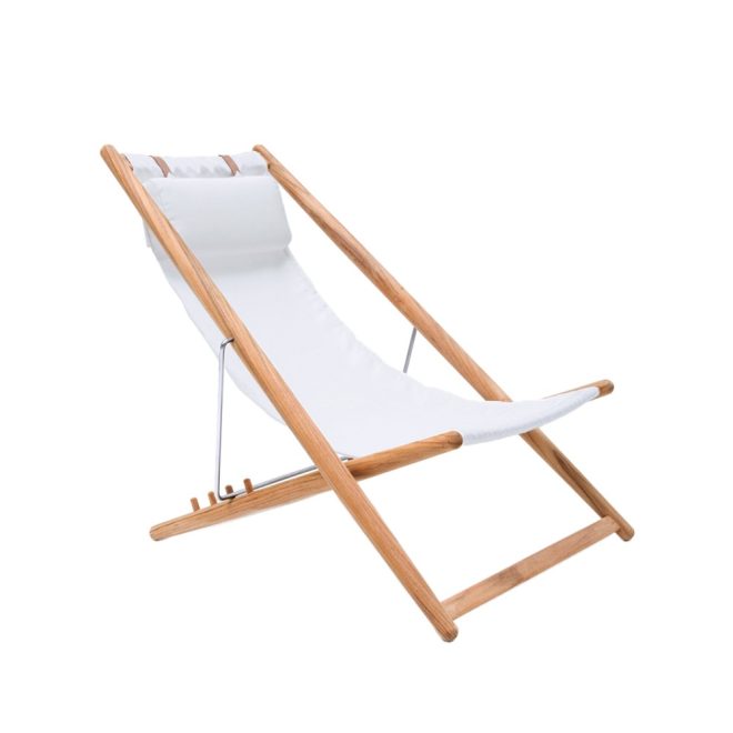Skargaarden h55 vilstol teak agora nautic white