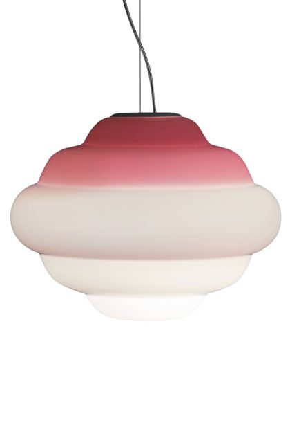 Bsweden cloud pendel vit, opalglas med färgfilter