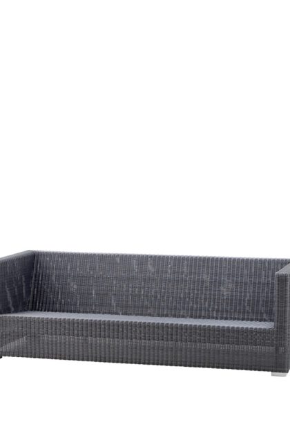 Cane-line chester soffa 3-sits graphite