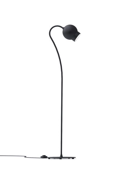 Ateljé lyktan ogle golvlampa svart lack