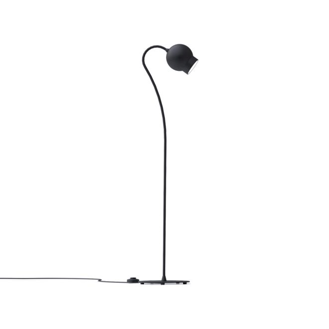 Ateljé lyktan ogle golvlampa svart lack