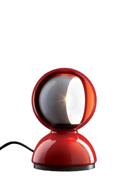 Artemide eclisse bordslampa red