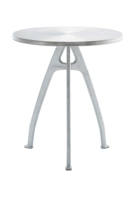 Byarums bruk odd cafébord aluminium, rå aluminiumstativ, slinga