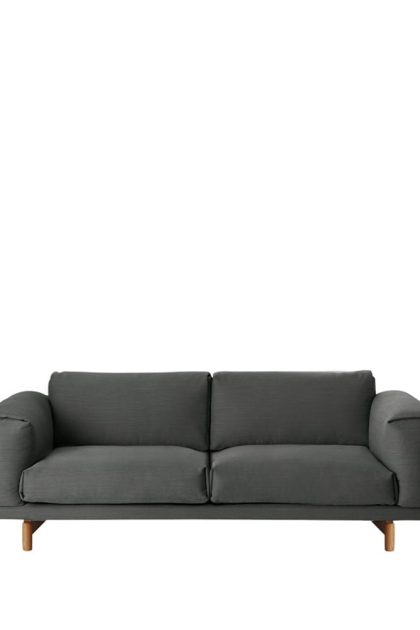 Muuto rest soffa 2-sits-remix 163 grey-ekben