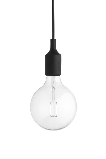 Muuto e27 lampa svart