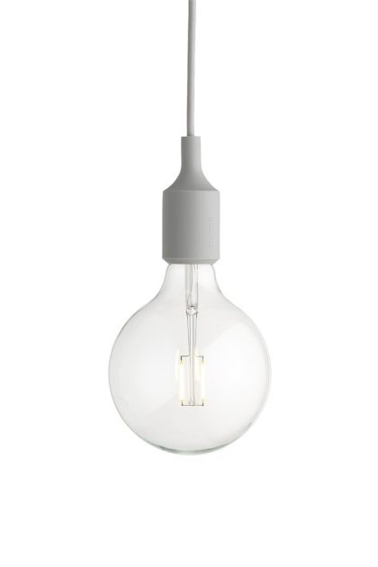 Muuto e27 lampa ljusgrå