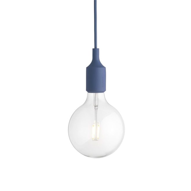 Muuto e27 lampa pale blue