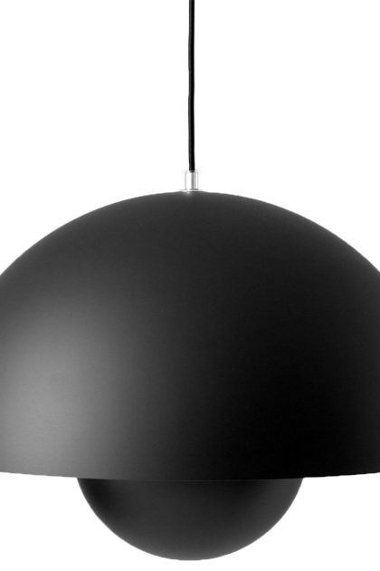 &tradition flowerpot vp2 pendel stor matt svart