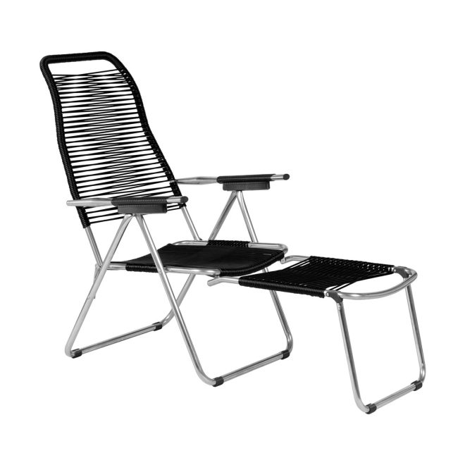 Fiam spaghetti solstol black