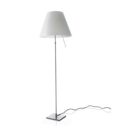 Luceplan costanza d13t.c golvlampa vit
