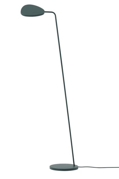 Muuto leaf golvlampa dark green