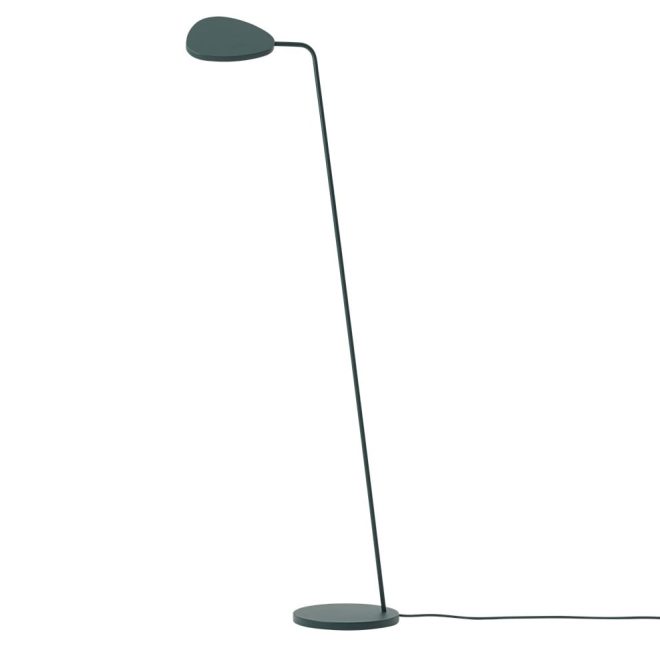 Muuto leaf golvlampa dark green