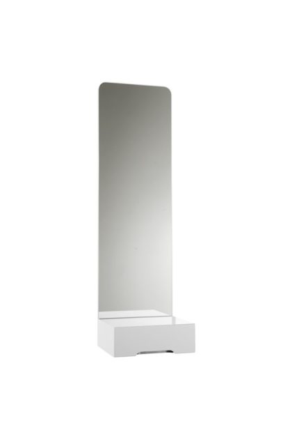 Smd design prisma spegel vit, 117x35 cm