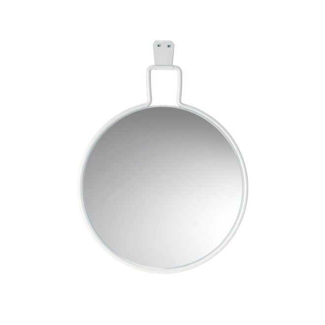 Smd design flora spegel vit, Ø60 cm