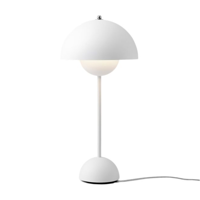 &tradition flowerpot vp3 bordslampa matt vit