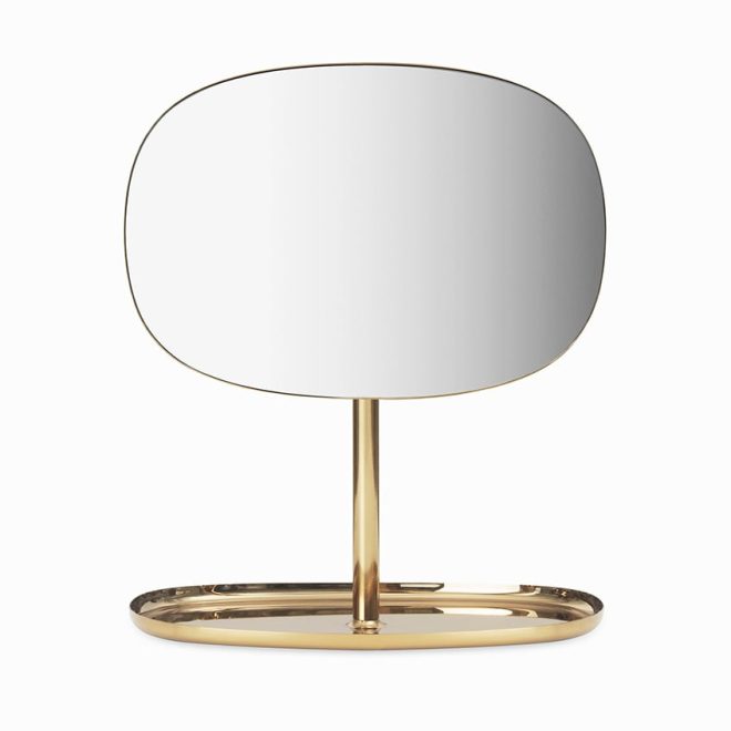 Normann copenhagen flip spegel mässing