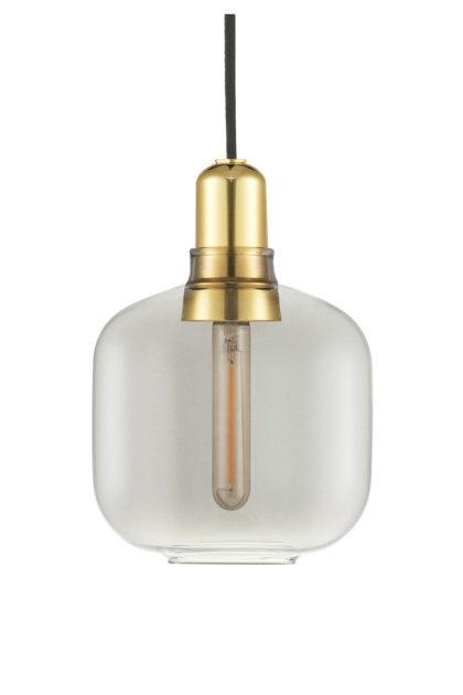 Normann copenhagen amp lampa liten smoke-mässing