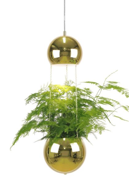 Globen lighting planter taklampa och ampel mässing