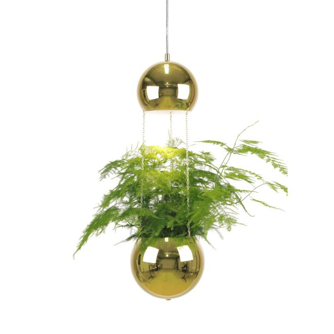 Globen lighting planter taklampa och ampel mässing