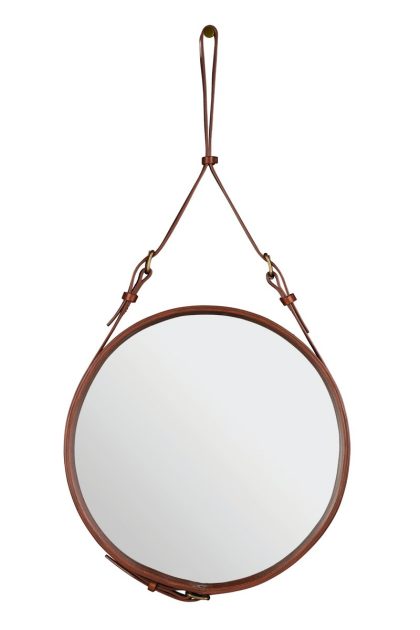 Gubi adnet circulaire spegel m brun