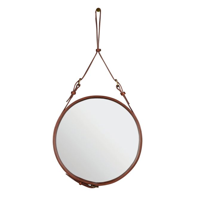 Gubi adnet circulaire spegel m brun