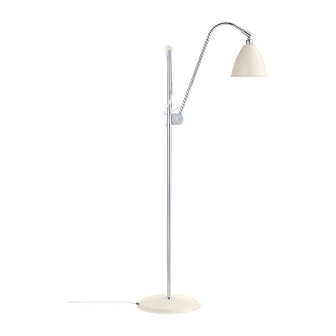 Gubi bestlite bl3s golvlampa soft white semi matt-chrome