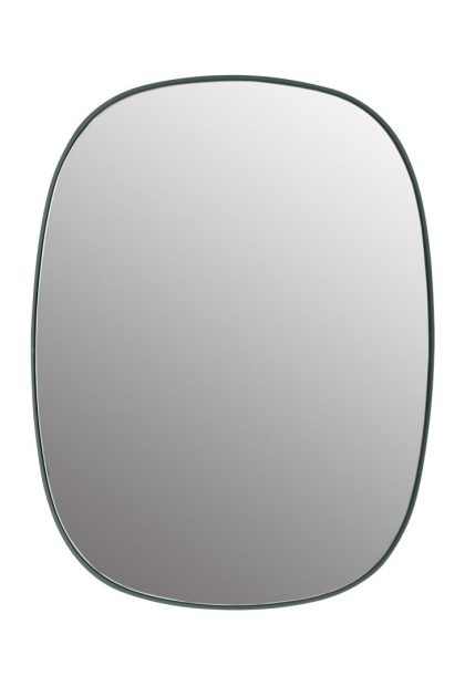 Muuto framed spegel liten dark green